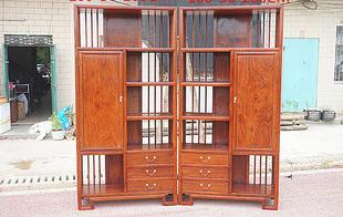 红木家具 缅甸花梨木书柜的价格表