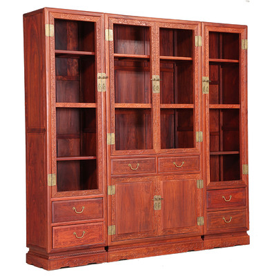 红木家具 缅甸花梨木书柜的价格表